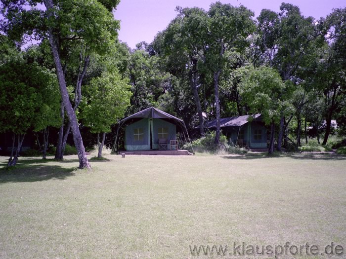 Masai Mara, Kichwa Tembo Tent Camp, mein Zelt
