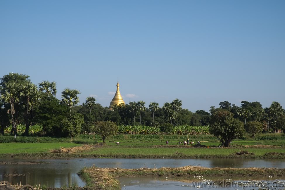 Das typische Myanmar, Landwirtschaft und Pagoden