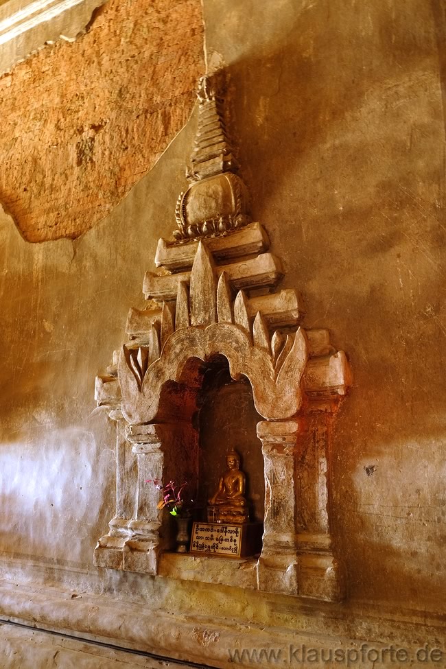 Htilominlo Tempel, Detail innen