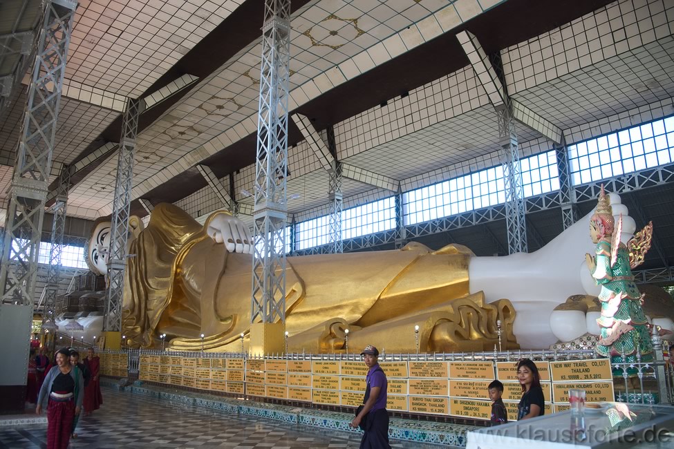 Unser zweiter Buddha, der Shwe Tha Lyaung Buddha