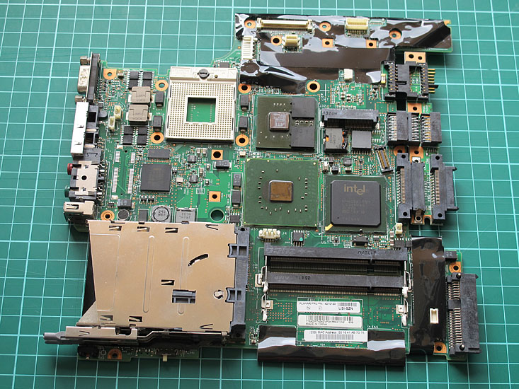 Lenovo T60 System Board Oberseite